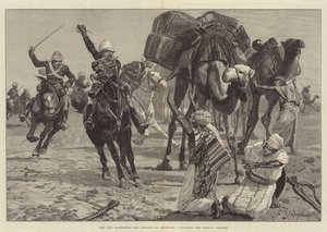 De Nijl-expeditie, de opmars naar Khartoum, het veroveren van de voorraden van de vijand